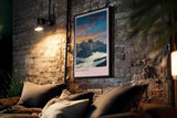 Paul Sinus Kunstdruck 40x60cm Dolomites Italy Alpen Sonnenaufgang Wolken Himmel Bergmassiv Panorama