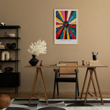Paul Sinus Leinwandbild 80x120cm Explosion of Color dynamische Farbexplosion abstrakt modernes Design energiegeladen expressiv farbenfrohes Kunstwerk