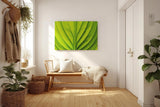 Sinus Art Wandbild 120x80cm Die symmetrische Blattstruktur bringt Ordnung, Frische und natürliche Ruhe in den Raum