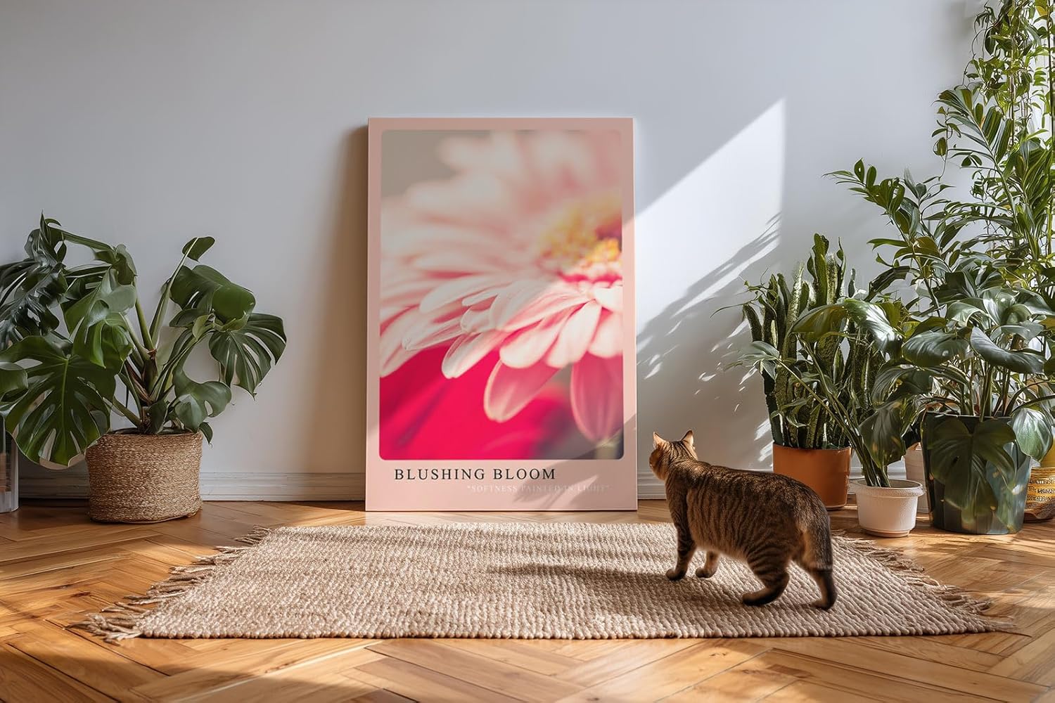 Paul Sinus Kunstdruck 40x60cm Blushing Bloom – Poesie in Rosa mit weichem Fokus