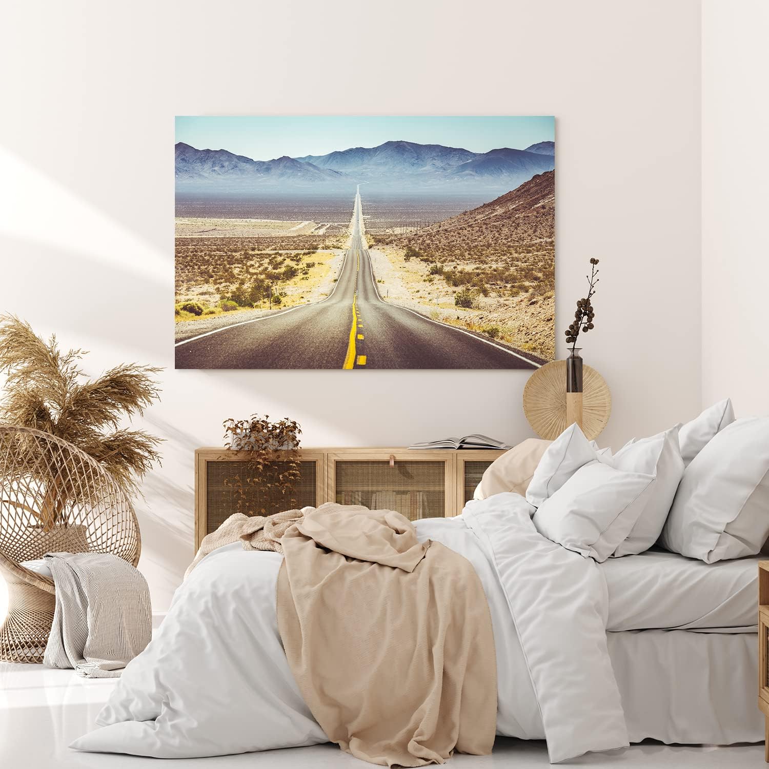 Paul Sinus Wandbild 120x80cm Route 66 USA Straße Berge Landschaft Gebirge