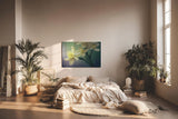 Sinus Art Wandbild 120x80cm Elegante Darstellung von Narzissen – Symbol für Neubeginn und Leichtigkeit