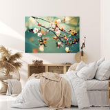 Paul Sinus Wandbild 120x80cm Kirschblüten Frühling Ast Zweig Baumblüten Blüten