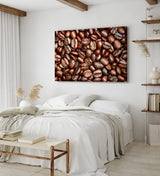 Paul Sinus Wandbild 120x80cm Kaffee Kaffeebohnen Braun Nahaufnahme Küche