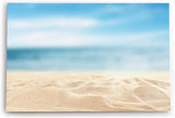 Paul Sinus Wandbild 120x80cm Sandstrand Strand Sommer Sand Meer Blau
