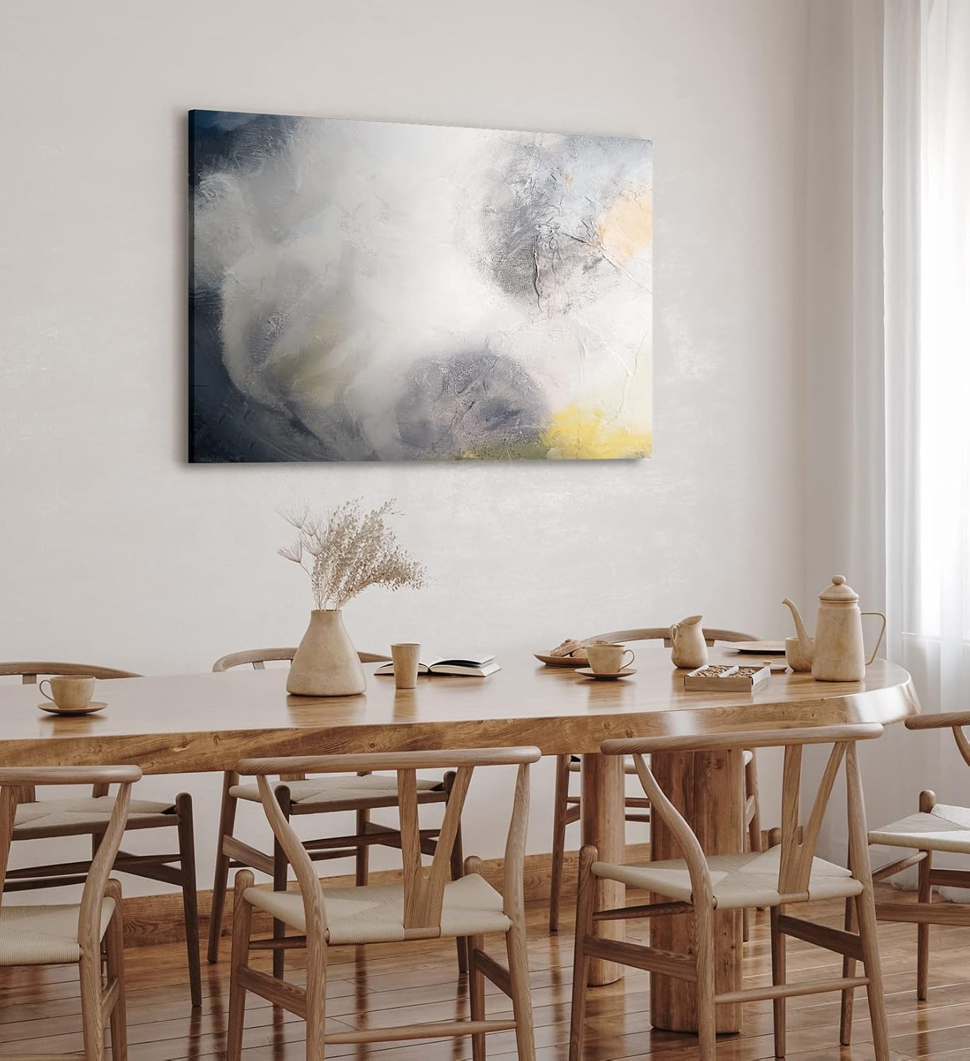 Wandbild 120x80cm Abstrakte Kunst Farben Struktur Textur Modern
