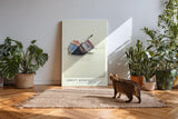 Paul Sinus Kunstdruck 40x60cm Adrift Memory mit gestrandeten Schiffswrack im Wasser