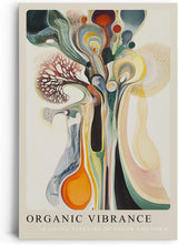 Paul Sinus Leinwandbild 80x120cm Organic Vibrance – Abstrakt, Kunst, Farben, Form, Natur, Energie, Struktur, Harmonie, Bewegung, Tiefe, Balance