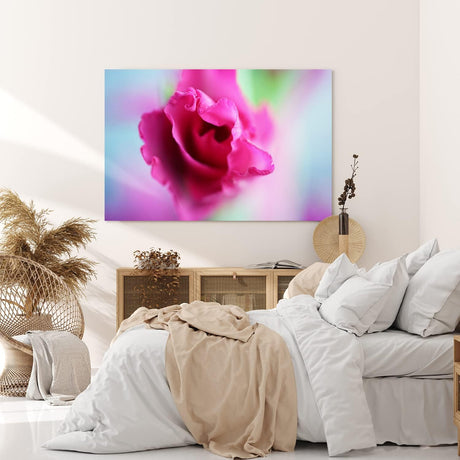 Paul Sinus Wandbild 120x80cm Rose Rosenblüte Rot Blume Blüte Kunstvoll Nahaufnahme