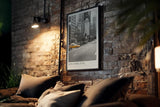 Paul Sinus Kunstdruck 40x60cm New York City mit gelbem Taxi – urbanes Stadtmotiv mit Dynamik und Kontrast