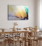 Paul Sinus Wandbild 120x80cm Fließende Farben Abstrakt Kunstvoll Dekorativ