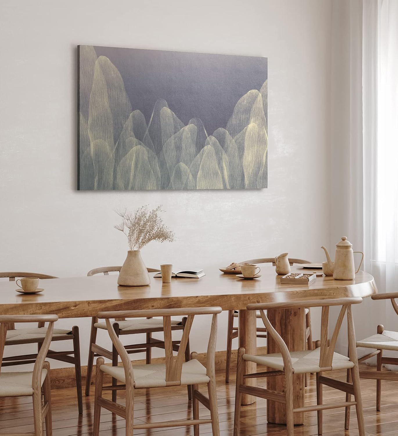 Paul Sinus Wandbild 120x80cm Abstrakte Bild von Blüten Kunstvoll Fotokunst