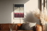 Paul Sinus Wandbild in 40x60cm Tones of Gravity – Abstraktes Kunstwerk mit harmonischen Farbverläufen in Schwarz, Beige und Rot