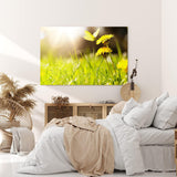 Paul Sinus Wandbild 120x80cm Sommerwiese Löwenzahn Schmetterling Gras Wiese