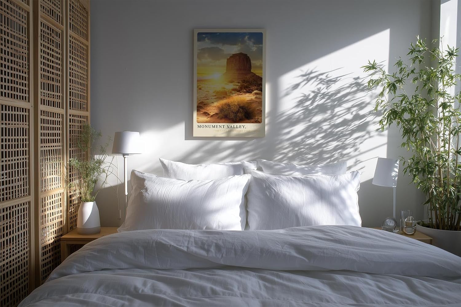 Paul Sinus Kunstdruck 40x60cm Monument Valley USA Sonnenuntergang über Wüstenlandschaft mit Felsenformation