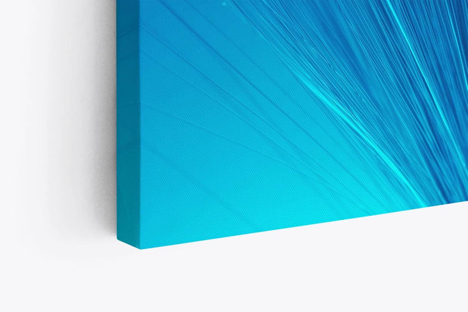 Paul Sinus Wandbild 120x80cm Blaues Bild Kunstvoll Fotokunst