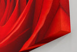 Sinus Art Wandbild 120x80cm Die samtige Struktur der roten Blütenblätter verleiht Tiefe und sinnliche Wirkung