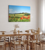 Paul Sinus Wandbild 120x80cm Toskana Italien Landschaftsbild Sommer Finca