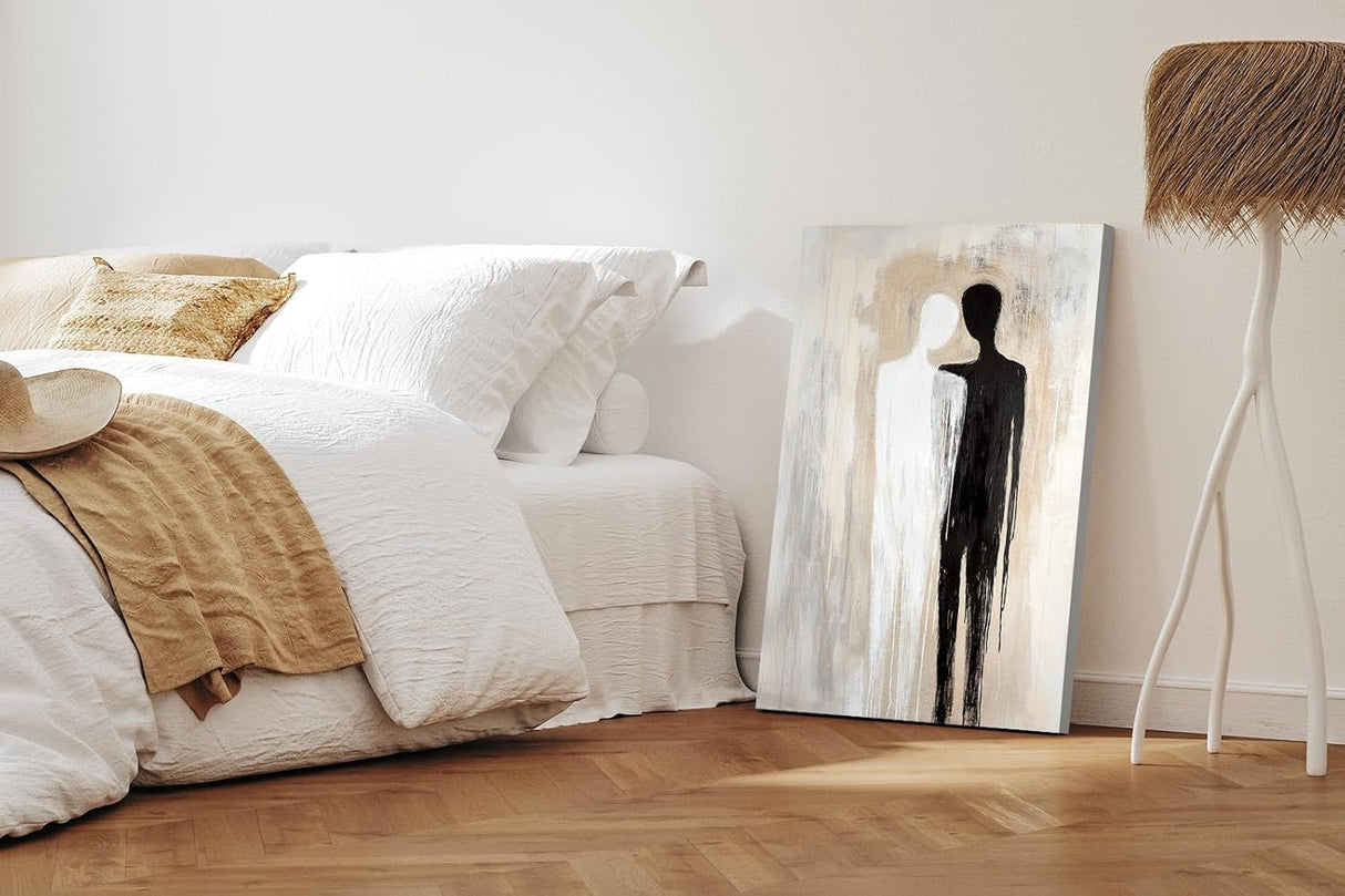 Paul Sinus 60x90cm Wandbild Starke Harmonie – Berührendes Fokuskunstwerk als Leinwandbild mit Holzrahmen