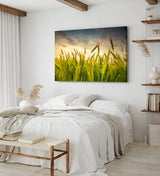 Paul Sinus Wandbild 120x80cm Weizenfeld Weizen Feld Himmel Natur Fotokunst