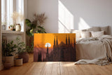 Sinus Art Wandbild 120x80cm Imposanter Dom mit dramatischem Himmel – Symbol für Geschichte und Ästhetik