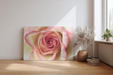 Sinus Art Wandbild 120x80cm Ästhetisches Rosenmotiv mit romantischer Ausstrahlung und Tiefe
