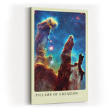 Paul Sinus Kunstdruck 40x60cm Pillars of Creation – Faszinierende Sternenlandschaft im All