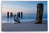 Paul Sinus Wandbild 120x80cm Meer Strand Horizont Harmonie Fotokunst Holzsteg