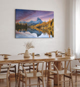 Paul Sinus Wandbild 120x80cm Lago Fed?ra See in Italien Alpen Alpensee Berge