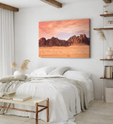 Paul Sinus Wandbild 120x80cm Wadi Rum Jordanien Wüstenlandschaft Berge Jebel Umm Ishrin