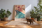 Paul Sinus Kunstdruck 40x60cm Soft Bloom mit zarter Blüte in Nahaufnahme
