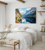 Paul Sinus Wandbild 120x80cm Pragser Wildsee Alpen Italien Bergsee See Berge