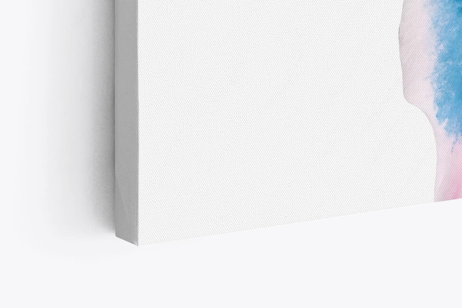 Paul Sinus Wandbild 120x80cm Orchidee Blume Blüte Blau Fotokunst Nahaufnahme