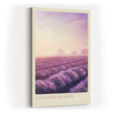 Paul Sinus Kunstdruck 40x60cm Lavender Season Lavendelfeld Sonnenuntergang Provence Violett Naturidylle