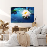 Paul Sinus Wandbild 120x80cm Lotosblume Blume Blüte Kunstvoll Lotos Rosa Wasserblumen