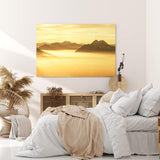 Paul Sinus Wandbild 120x80cm Über den Wolken Berge Berggipfel Gipfel Himalaja