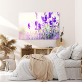 Paul Sinus Wandbild 120x80cm Lavendel Blumen Violett Feldblumen Wildblumen