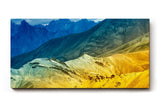 Sinus Art Wandbild 120x80cm Beeindruckende Landschaftskomposition mit leuchtenden Farbzonen und Tiefenstaffelung