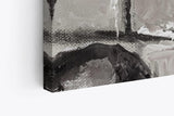 Wandbild 120x80cm Porträt eines Mannes Abstrakt Schwarz Weiß