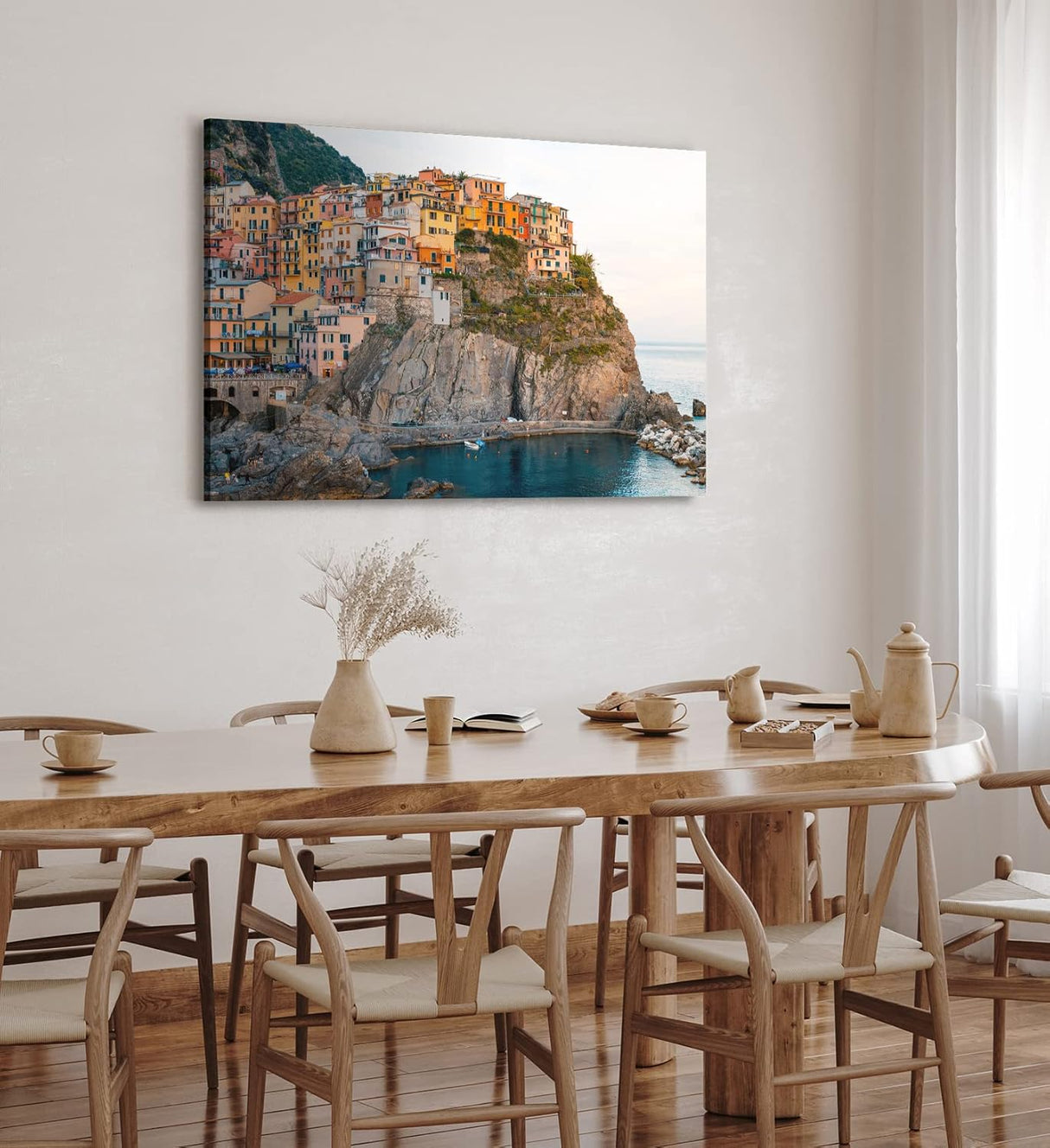 Paul Sinus Wandbild 120x80cm Cinque de Terre Italien Küstenstadt Klippe Mittelmeer