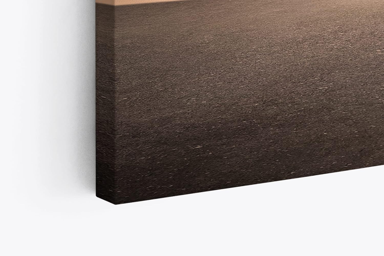 Paul Sinus Wandbild 120x80cm Horizont Himmel Erde Sonnenuntergang schwarze Wüste