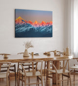 Wandbild 120x80cm Panchchuli Gebirgsmassiv Himalaya Berge Schneegipfel