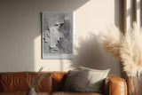 Paul Sinus Wandbild in 40x60cm Grey Impression Strukturiertes Wandmotiv in Grauund Weißtönen