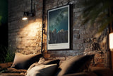 Paul Sinus Kunstdruck 40x60cm Dolomiten bei Nacht – majestätische Felswände unter dem Sternenhimmel Italiens