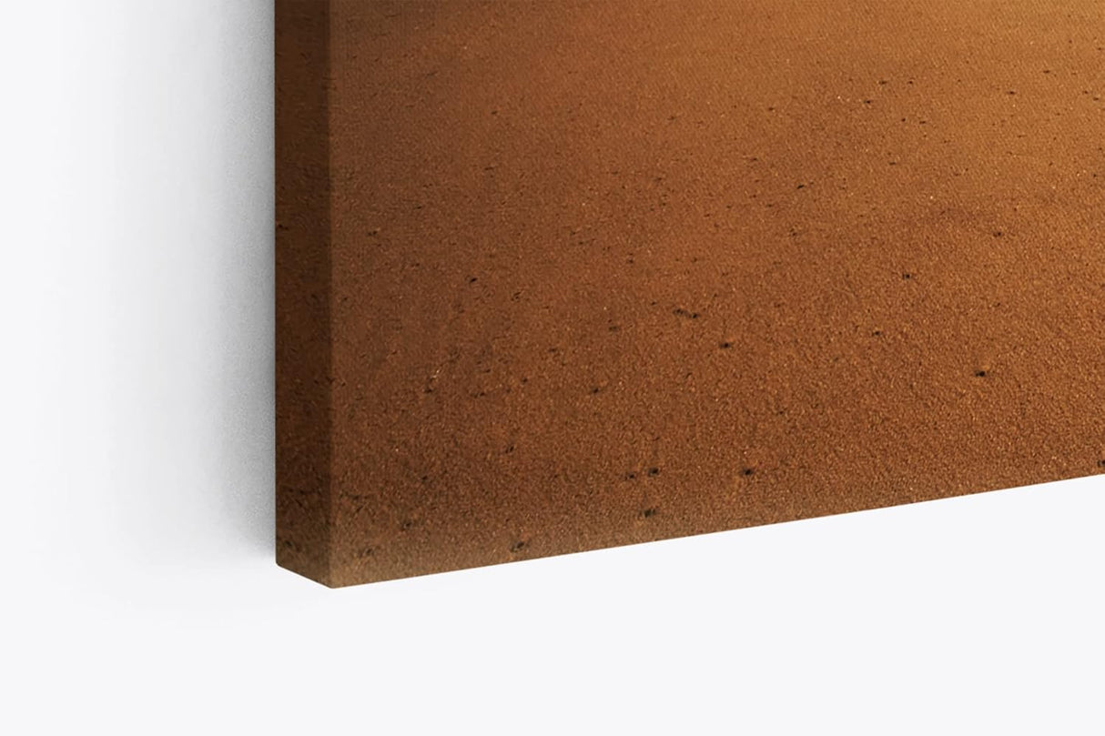 Paul Sinus Wandbild 120x80cm Strand Sandstrand Meer Horizont Sonne Wellen