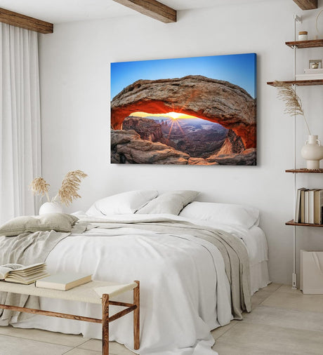 Paul Sinus Wandbild 120x80cm Mesa Arch Grand Canyon USA Sonnenuntergang Felsen