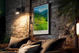 Paul Sinus Kunstdruck 40x60cm Mu Cang Chai – vietnamesische Reisterrassen im satten Grün