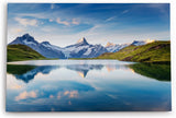 Paul Sinus Wandbild 120x80cm Bachalpsee Schweiz Alpensee See Landschaft Berggipfel