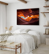 Paul Sinus Wandbild 120x80cm Höhle Grotte Antelope Canyon Schlucht Kunstvoll