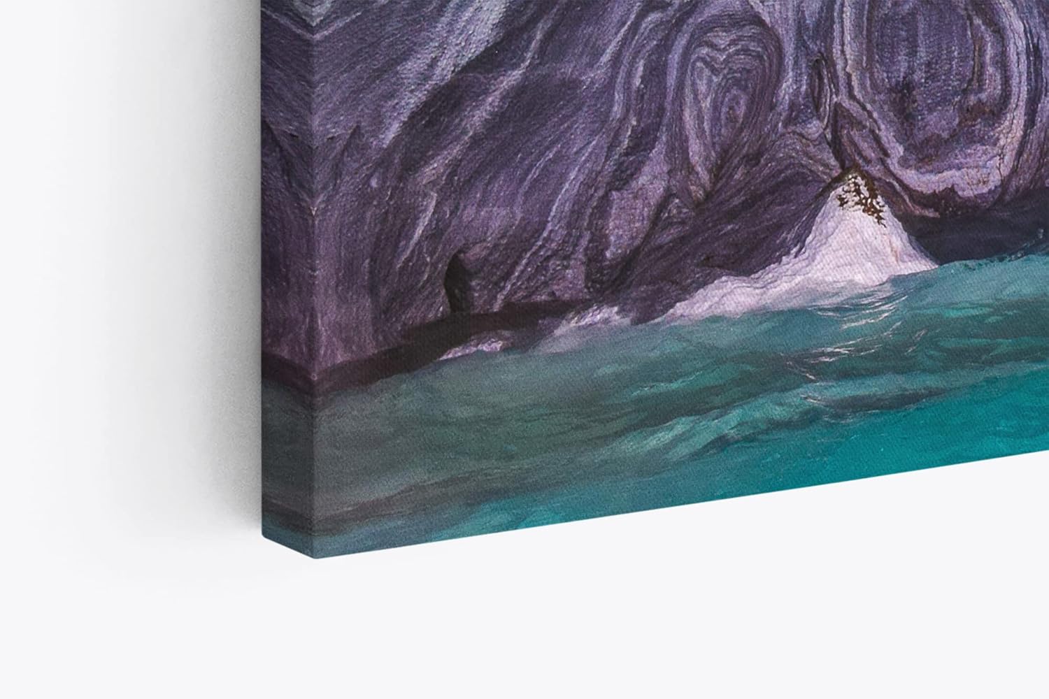 Paul Sinus Wandbild 120x80cm Catedral de Marmol Kalksteinküste Chile Grotte Steinformation